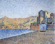 Paul Signac town beach collioure opus oil on canvas